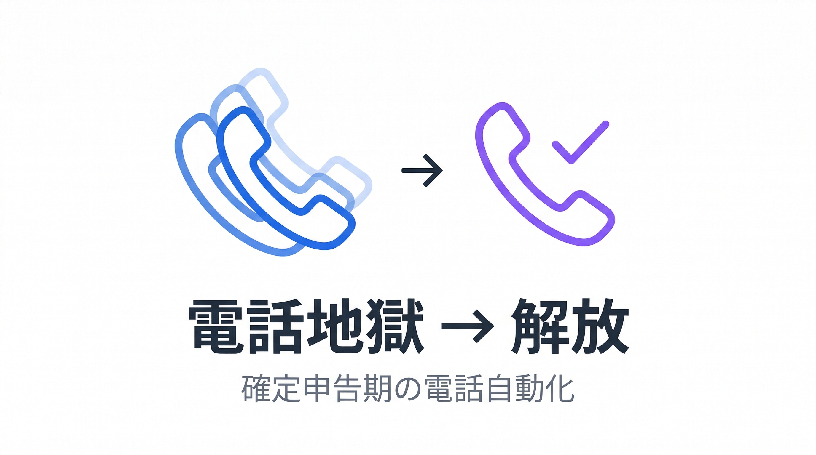 税理士・会計事務所のAI活用｜確定申告期の「電話地獄」から解放される方法